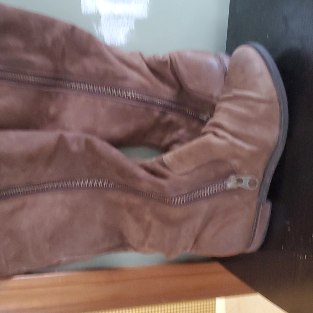Steve Madden suede riding boot